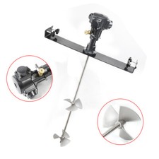 50 Gallon Pneumatic Paint Mixer 1/2 Hp Stainless Steel Barrel picture