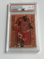 Fleer 1995 Fleer Flair Michael Jordan Bulls Hardwood Leaders #4 PSA Graded picture