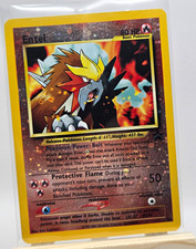 2001 Pokemon TCG Entei #34 Neo Revelation English Promo Holo Heavily Played  picture