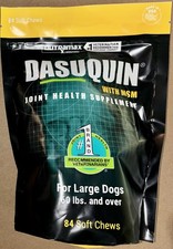 Nutramax Dasuquin with MSM Hip & Joint Supplements 84 Soft Chews Large Dogs NEW picture