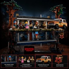NEW Stranger Things The Upside Down 2,287 Pieces Action Adventure Building Set picture