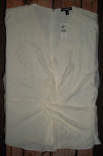 EXPRESS IVORY SHIRT TOP WOMENS SIZE XL NWT picture