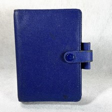Filofax Piccadilly M5 Size Genuine Leather System Planner Vintage Used picture