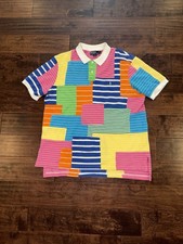 VINTAGE RALPH LAUREN POLO PATCHWORK P WING STADIUM 1992 SPORT SKI HI TECH UNI XL picture