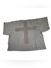 Kanye West VULTURES Korea Exclusive Cross Tee Men's Size 2 Medium Cotton Gray picture