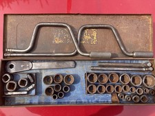 Vintage Hinsdale GC-20 Tool Box and Sockets Set - Unrestored picture