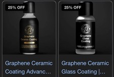 COMBO DEAL - ADAMS ADVANCED GRAPHENE COATING 60ml & GLASS CERAMIC COATING picture