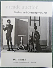 Sotheby's Catalog Modern Contemporary Fine Art Book Paintings Drawings Sculpture picture