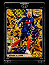 KYLIAN MBAPPE GOLD PRIZM KABOOM REFRACTOR RARE PANINI Holo SSP Reactive France picture