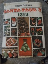 Vintage Vogue Santa Pack Patterns COMPLETE SET - Mostly Uncut And FF picture
