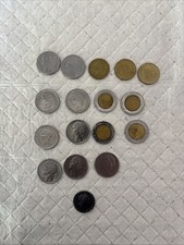 OLD ITALY COIN LOT -- 17 VINTAGE COINS - Kingdom of Italy/Republica Used 240 picture