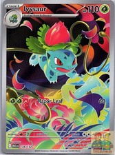 Ivysaur 134/132 Illustration Rare Mega Evolution Pokemon Holo Near Mint picture