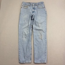 Vintage Levis 550 Jeans Men's 33x32 Light Wash Relaxed Fit Made in USA Denim 90s picture
