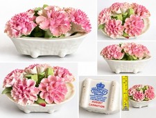 Vintage Aynsley August Carnation Bone China Hand Modelled Pink Flower England picture