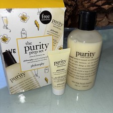The Purity Prep Set Cleanse & Moisturizer Duo New Open Box Read picture