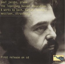 Paul Jacobs, Piano: The Legendary Busoni Recordings Paul Jacobs audio cd Ver... picture