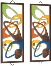 2 Pcs Mid Century Wall Art Mid Century Modern Decor picture