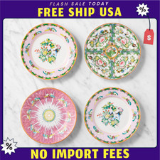 Williams Sonoma Famille Rose Pink Appetizer Plates Set of 8 - NO IMPORT FEE picture