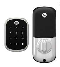 Yale Assure Smart Lock YRC Key Free Touchscreen Smart Hub WIRELESS Satin Nickel picture