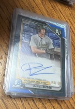 2024 Bowman Chrome Prospect Autographs Daniel Susac #CPA-DS Blue Refractor /150 picture
