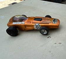 Gar Vic 1/32 Scale Slot Car Copper Orange #30 Vintage 1960s Age 8-11 picture