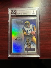 1999 Playoff Contenders SSD - Kurt Warner #146 /1825 (AU, RC) BGS 9 Auto 10 picture