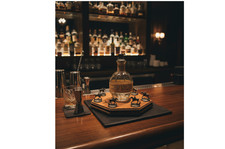 Illuminated Blanton's Bourbon Cork Stopper Display Octagon Oak , Blantons picture