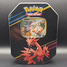 2023 Pokémon TCG Crown Zenith Galarian zapdos tin picture