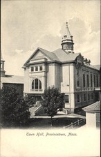 Provincetown MA Town Hall Provincetown Advocate c1900s-10s Vintage Postcard picture