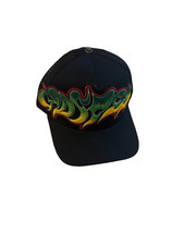 Godspeed GS Neo Trucker Hat Black Green Yellow Red Embroidered Snapback One Size picture