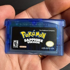 Nintendo Pokémon: Sapphire Version Nintendo Game Boy Advance GBA NTSC-U/C E picture