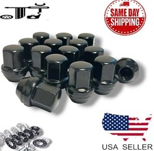 20Pc Black 14x1.5 OEM Factory Style Lug Nuts Fit Land Rover Cone Wheel LR056214 picture