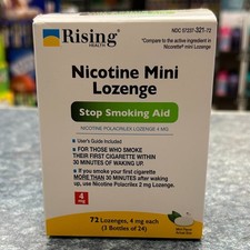 Rising Health Nicotine Mini Lozenge 72 4mg Lozenges picture