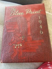 The Blue Print Red Leather Yearbook 1946 Atlanta Georgia Institute Of Technology picture