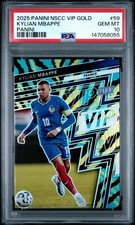 2025 Panini NSCC VIP GOLD Kylian Mbappe PSA 10 France picture