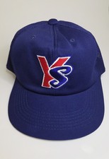 Yakult Swallows Official Baseball Cap 1990s Rare Blue-Red Logo Never Worn picture