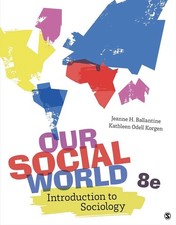 Our Social World Intro to Sociology 8e Ballantine Korgen SAGE. Digital book. picture