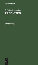 F Schleiermacher F. Schleiermacher: Predigten. Sammlung 3 (Hardback) picture