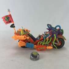 1991 Smogcycle Toxic Crusaders Vintage Playmates Vehicle Smog Hog Bonehead Bike picture
