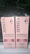 ZEPHTA H-REGROW 2.0 Rice Nutri Spray Biotin Caffeine Hair Loss 1.7 2 pack picture