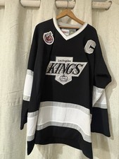 Wayne Gretzky 1993 Throwback CCM Jersey Los Angeles Kings Vintage Stanley Cup 52 picture