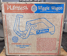 Playskool Wiggle Wagon Glide Action Riding Toy MPN 606 Ages 2-5 Vintage 1972 picture