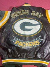 vintage NFL G-lll Men's Football Green Bay Packers Letterman's Jacket Size L NWT picture