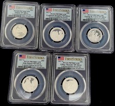 2017-S LIMITED EDITION SILVER Quarter SET PCGS PR70 First strike Label picture
