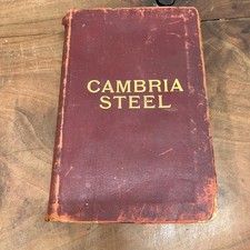 Cambria Steel George E Thackray 1912 Tenth Edition Structural Steel Handbook picture