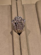 wedding rings for women gold 14k white gold 3 carat natural genuine diamonds picture