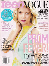 Teen Vogue Magazine Ashley Benson Prom Fashion 101 Dresses Josh Hutcherson 2012 picture