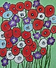 WHITE AND RED POPPIES AND MORE picture