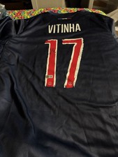 Vitinha Signed Paris Saint-Germain PSG #17 Soccer Jersey Auto Not Authenticated picture