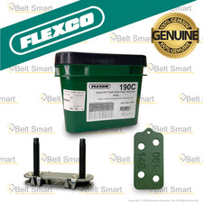Genuine Flexco 190C Conveyor Belt Fastener #20013 (100 pc) w/ Belt Repair Gauge picture